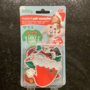 Instant Ugly Sweater Patches with Pin Backs
